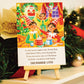 Santa's 10-Day Magical Countdown: A Festive Journey with Beautifully Illustrated Cards and Wooden Stand
