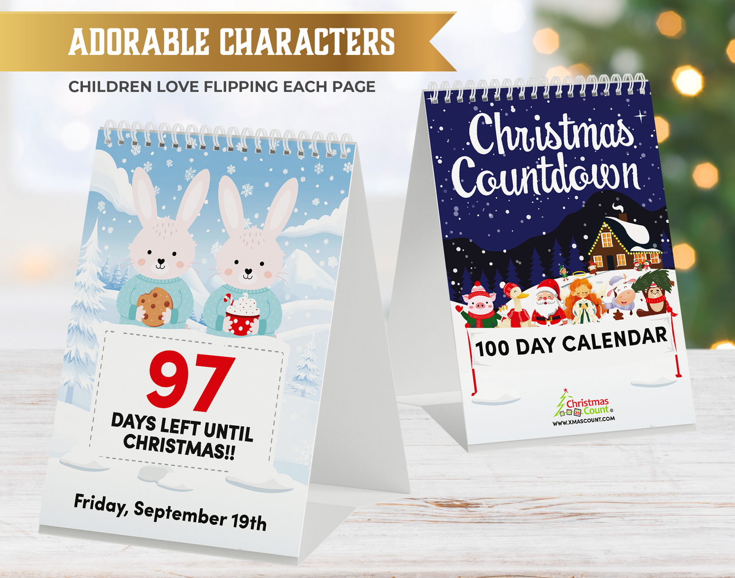 100 Day Christmas Countdown Official Calendar 2025